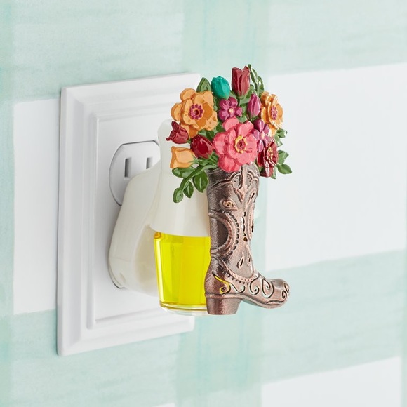 🌺 New Pioneer Woman Cowgirl Boot Scent Charm Fragrance Oil Diffuser, Teal Brown - Picture 4 of 7